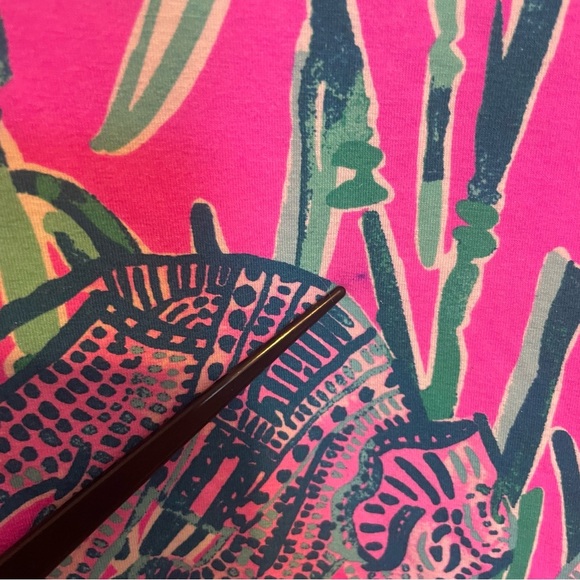 Lilly Pulitzer Girls Sophie Dress Mandevilla Pink Extra Lucky Elephant - Picture 8 of 8